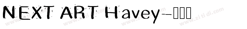 NEXT ART Havey字体转换